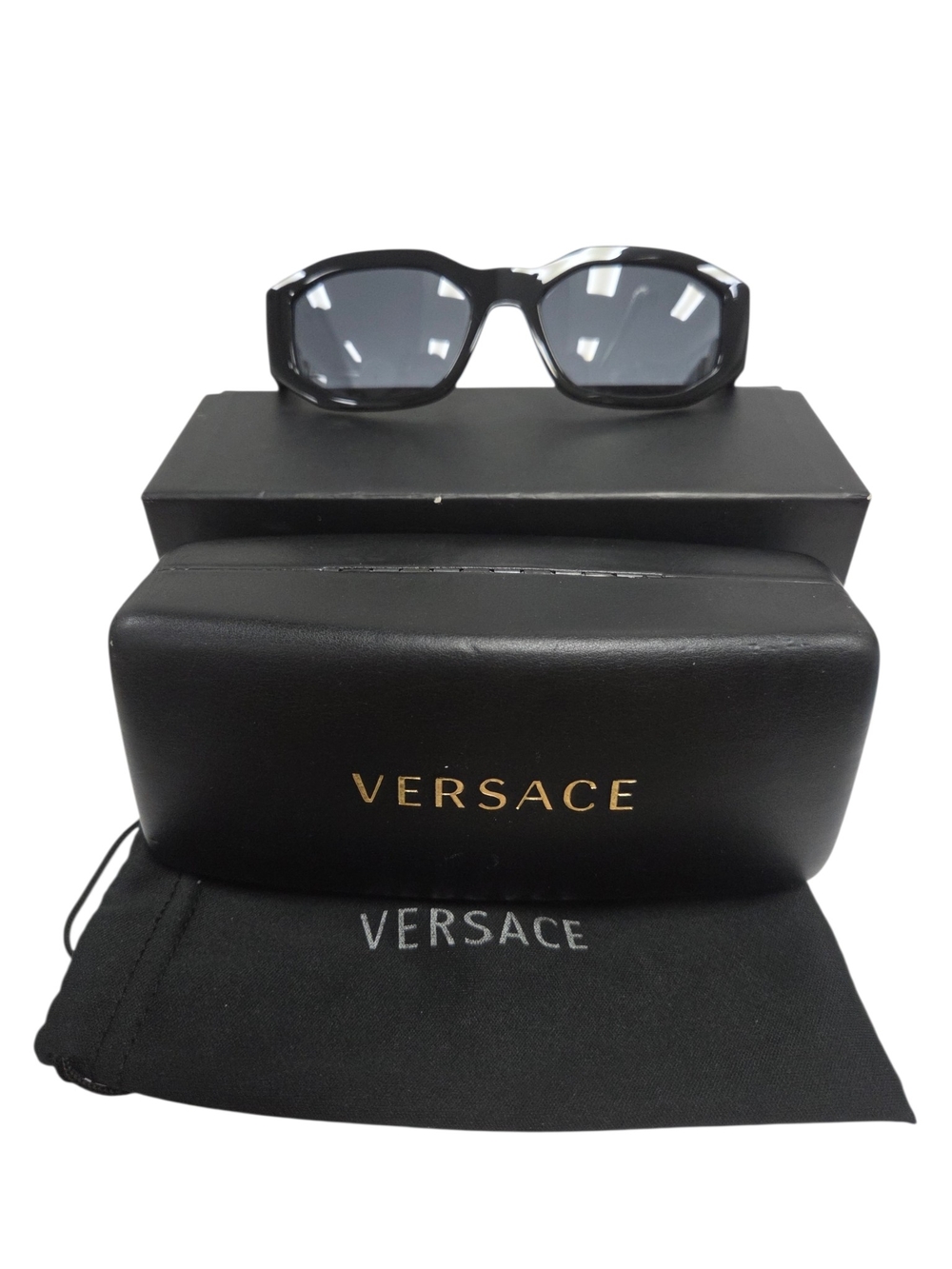 Versace Black Frame Sunglasses